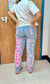 Custom Denim Jeans- Hand Painted