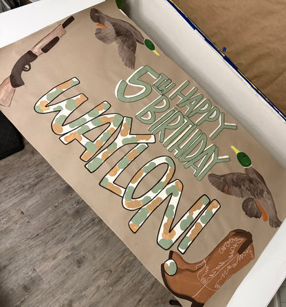 Custom Birthday Banner