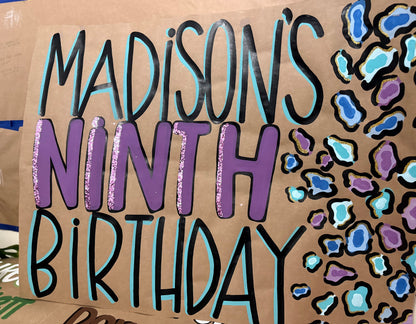 Custom Birthday Banner