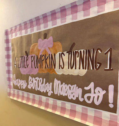Custom Birthday Banner
