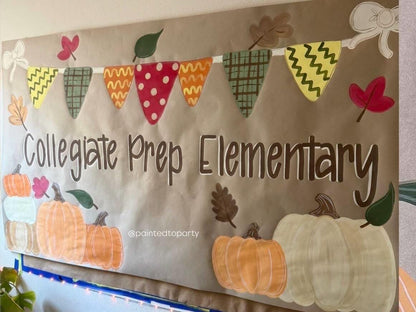 Custom Banner Event Sign Poster Hand Painted Party Celebration Holiday Personalized Butcher Paper Decor