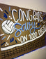 Custom Banner Painted Poster Thick Kraft Paper Grommets New to the Club