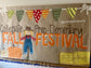 Custom Banner Event Sign Poster Hand Painted Party Celebration Holiday Personalized Butcher Paper Decor