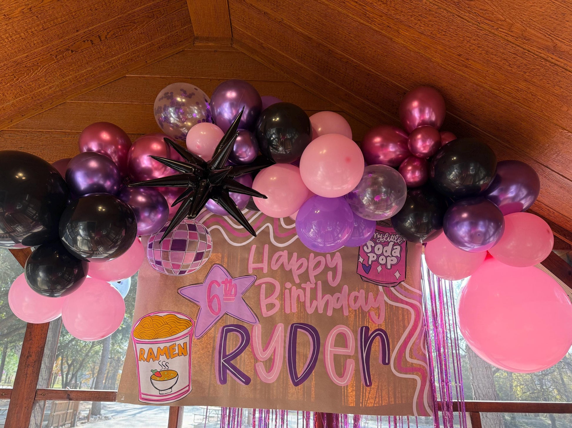 Birthday Banner Custom Hand Painted Butcher Kraft Paper Personalized Party Decor Happy Birthday