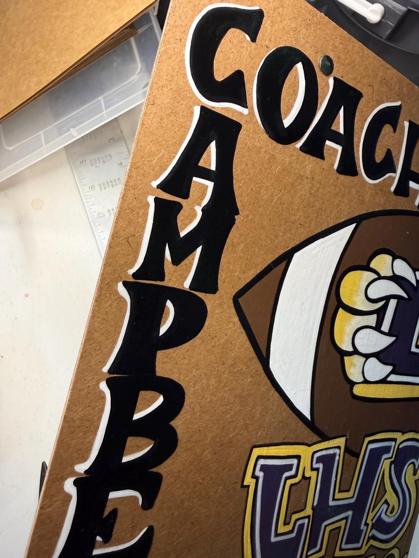 Custom Clipboard Hand Painted | Personalized Clipboard | Teacher, Nurse, Coach, Office Gift