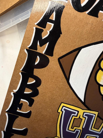 Custom Clipboard Hand Painted | Personalized Clipboard | Teacher, Nurse, Coach, Office Gift