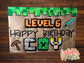 Custom Banner Sign Poster Hand Painted Party Personalized Butcher Paper Decor