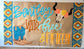 Birthday Banner Custom Hand Painted Kraft Paper Party Decor