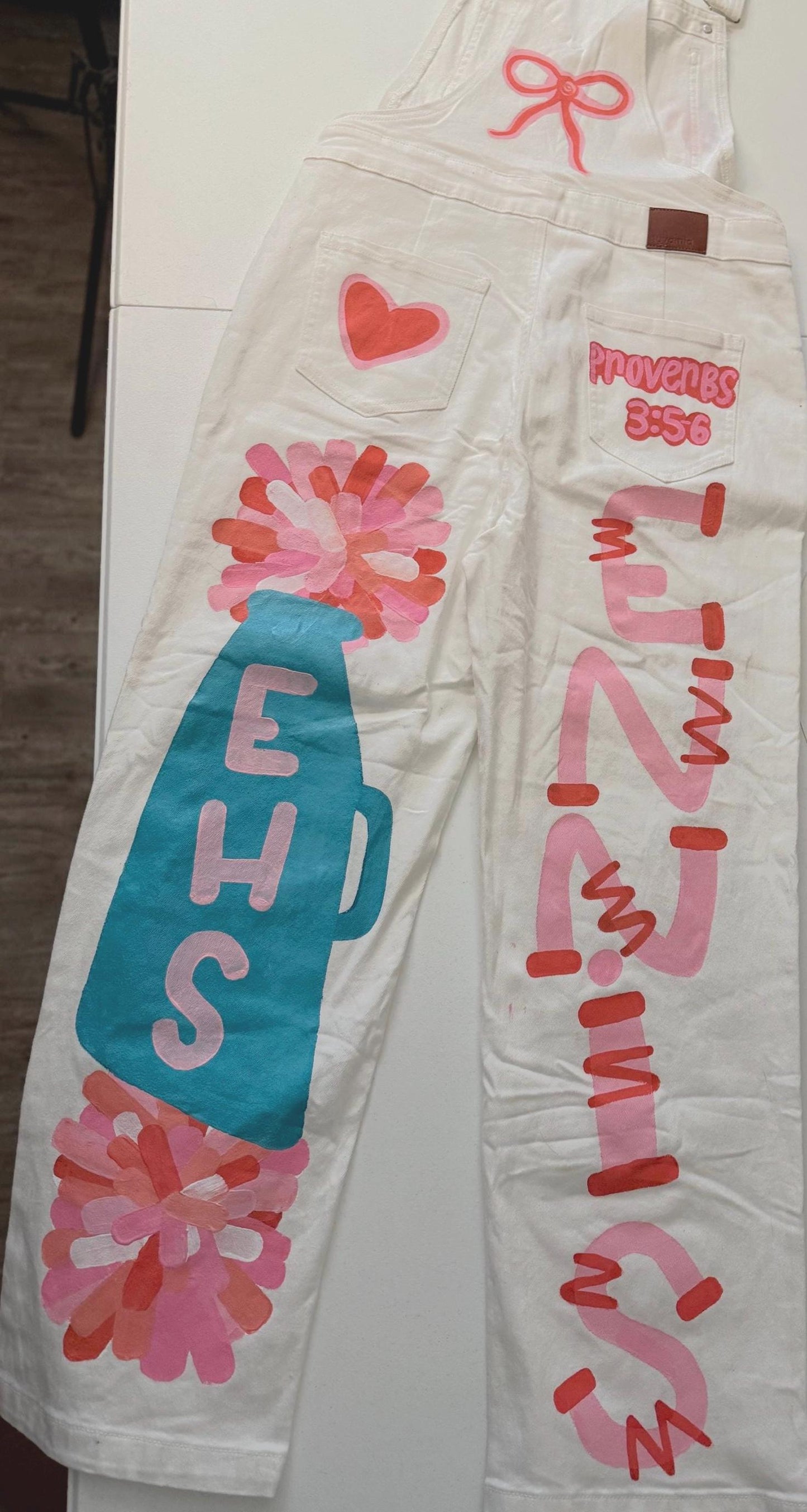 Custom Painted Jeans Senior School Spirit