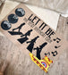 Custom Birthday Banner: Western Theme Party Decor Painted Thick Butcher Paper