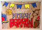 Birthday Banner Custom Hand Painted Kraft Paper Party Decor