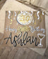 Custom Golden Birthday Banner: Hand Painted Kraft Paper Party Decor