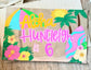 Custom Birthday Banner: Cheerleader Party Decor, Thick Kraft Paper