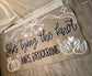 Bridal Shower Banner Custom: Hand Painted Kraft Paper, Party Decor