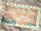 Baby Shower Banner Custom Hand Painted Party Decor Kraft Paper: Golf Country Club