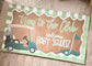 Baby Shower Banner Custom: Party Decor, Kraft Paper, Hand Painted